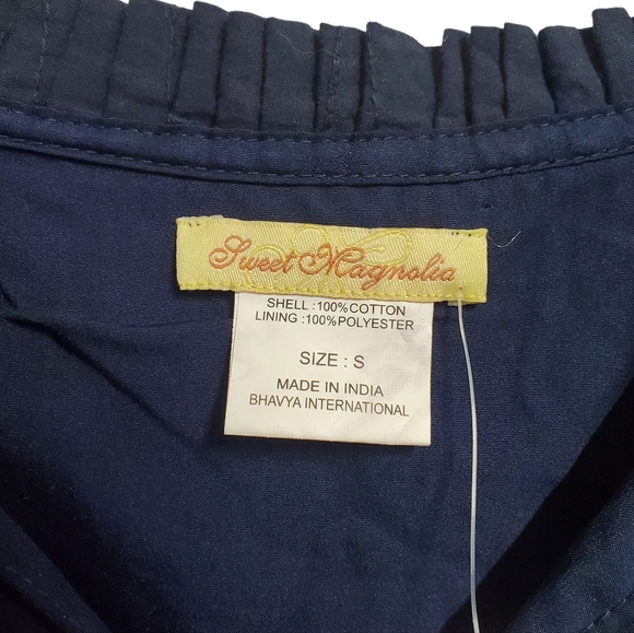 NWT Sweet Magnolia Women's Sleeveless Eyelet Dress Size S - Picture 2 of 10